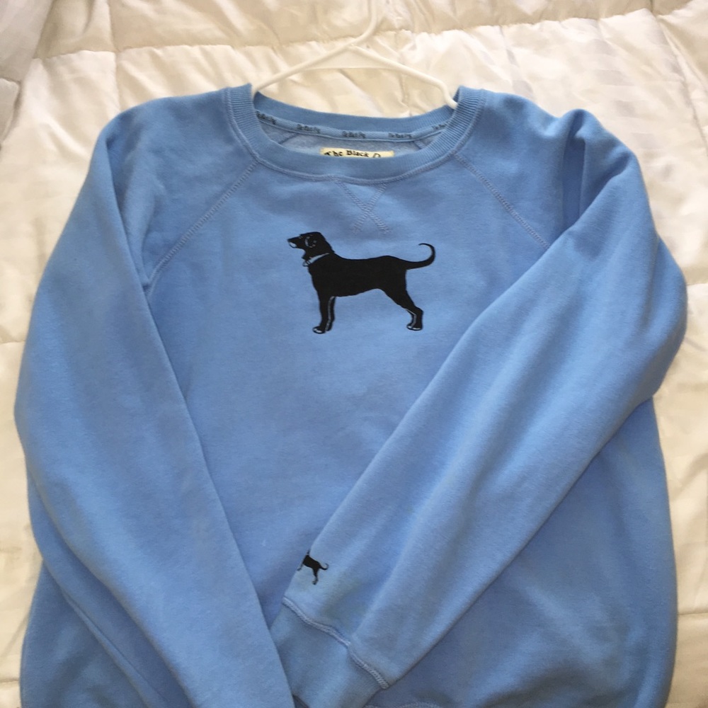 Black dog Crewneck